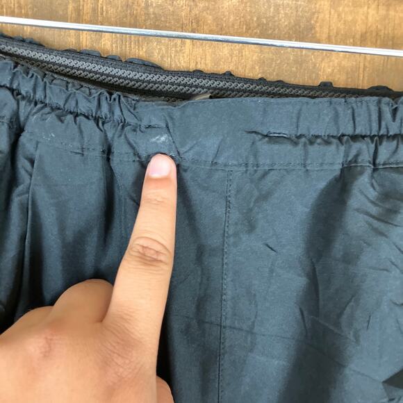 Dryjoys by FootJoys Mens Pants Black Rain Windbreaker Lined Pull On XL - Picture 11 of 13